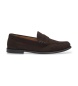 BOSS Donkerbruine Tevan mocassins