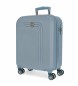 Movom Movom Riga rozszerzalna walizka kabinowa niebieska -40x55x20cm
