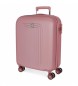 Movom Movom Riga rozszerzalna walizka kabinowa różowa -40x55x20cm
