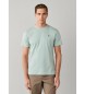 Hackett London Logo T-Shirt grün