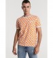 Six Valves Camiseta Full Print naranja