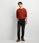 Pepe Jeans Pull Andre Crew orange rougeâtre