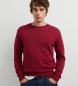 Pepe Jeans Pull col rond Andre grenat