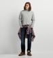 Pepe Jeans Pull Andre Turtle Neck gris