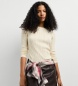 Pepe Jeans Anna Crew off-white sweater