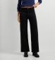 Pepe Jeans Calça Wide Crop Tania Pocket preta