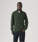 Levi's Green quarter-zip Housemark jersey