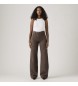 Levi's Jeans Ribcage Wide Leg marron