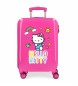 Joumma Bags Cabin Suitcase Hello Kitty You are Cute rigid fuchsia -38x55x20cm
