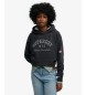 Superdry Athletic Essentials Relax Hood-luvtröja marinblå