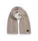 Superdry Beige strikket flettemønstret tørklæde