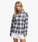 Superdry Chemise Check Flannel Relaxed bleu marine