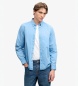 Superdry Chemise Garment Dyed bleue