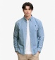 Superdry Hellblaues Preppy-Oxford-Hemd