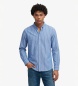 Superdry Preppy Oxford Hemd Chalkblau