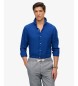 Superdry Vacation Linen Hemd blau