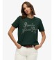 Superdry Camiseta Lofi Outdoors Relaxed verde