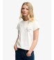 Superdry Luxe Casual Classic T-Shirt gebrochenes Weiß