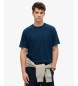 Superdry Maglietta Merchant Pocket blu marino