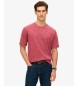 Superdry Majica Slub Marl rde?a