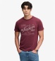 Superdry Burgundy Vintage Workwear T-Shirt