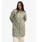 Superdry Gesteppte Long Onion Quilt Liner Jacke Khaki