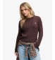 Superdry Jersey Essentials Cable marrón