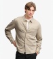 Superdry Beige Twill Tweed Shirt