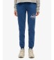 Superdry Pantalón Jogger Premium Script Entry azul
