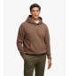Superdry Sudadera con capucha Micro Logo marrón