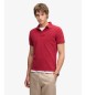 Superdry Polo Classic Pique rood