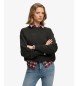 Superdry Black Script Brand Sweatshirt