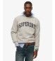 Superdry Athletic Essential sweater grijs