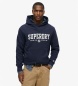 Superdry Sweat à capuche Code Core Sport marine