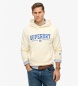 Superdry Sweat à capuche Code Core Sport beige