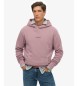 Superdry Micro Logo Purple Hoodie