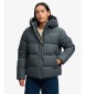 Superdry Premium-Kapuzenjacke Check marineblau