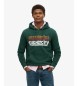 Superdry Green Stacked hoodie