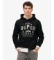 Superdry Work Shop Black Hoodie
