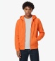 Superdry Sudadera con capucha y cremallera Essential Logo naranja