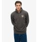 Superdry Athletic Half gray half-zip sweatshirt