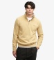 Superdry Sudadera con media cremallera Essential Serif Logo Half beige