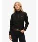 Superdry Polar Half black half-zip sweatshirt