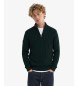 Superdry Preppy Cable green half-zip sweatshirt