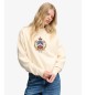 Superdry Beige Crest Loose Sweatshirt