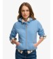 Superdry Sudadera Essential Logo Ziphood HB blauw