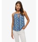 Superdry Beach blue strappy top