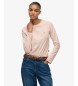 Superdry Majica Essential Logo roza