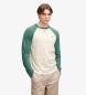 Superdry Vintage Athletic Baseball T-shirt, beige, green