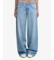 Superdry Jeans Mid Rise Baggy azul